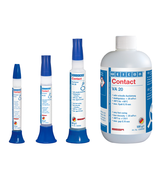 WEICON VA 20 Cyanacrylat-Klebstoff – Produktgruppe WEICON VA 20 Cyanacrylat-Klebstoff – Produktgruppe