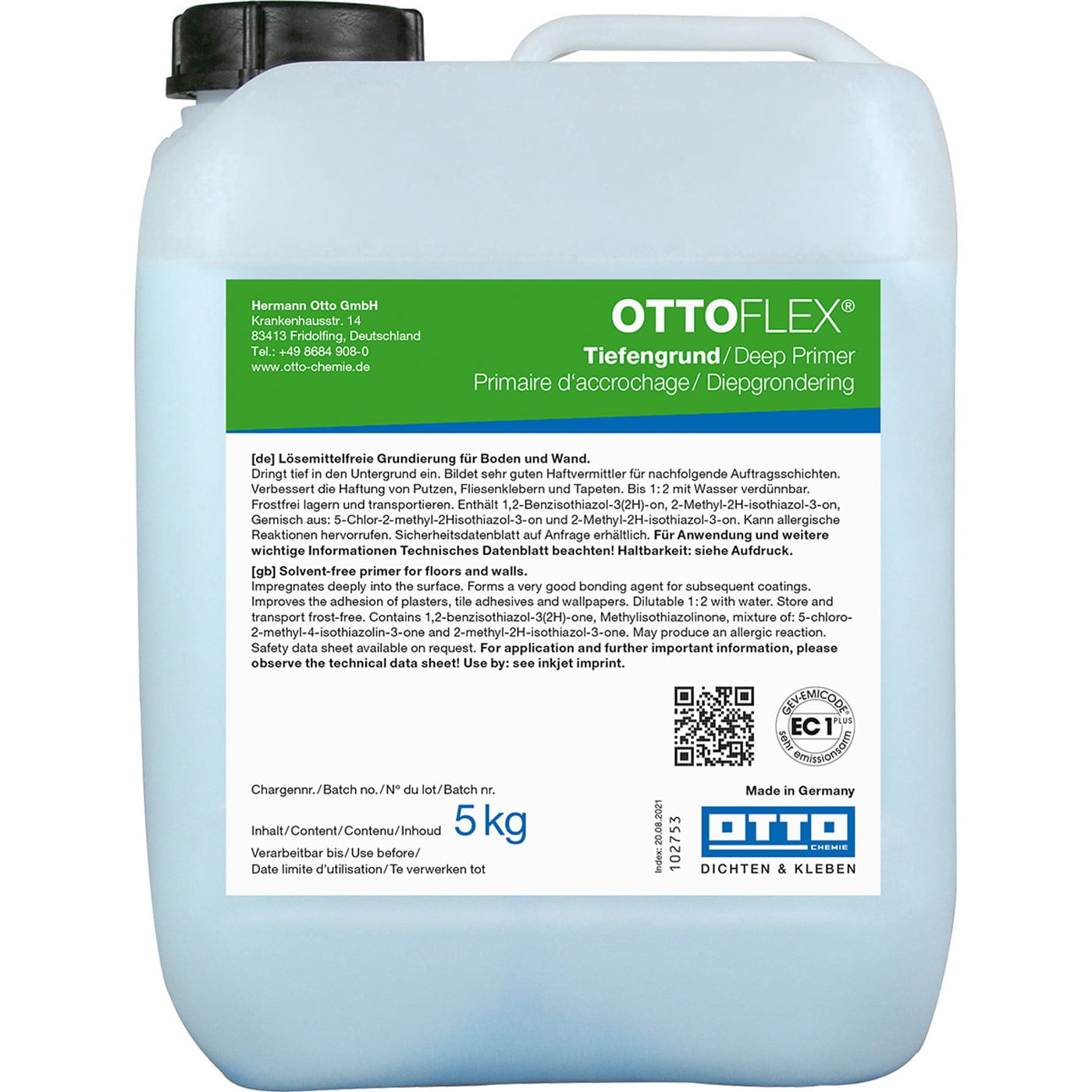 OTTOFLEX® Tiefengrund - Die haftverbessernde Grundierung zur Verfestigung des Untergrunds OTTOFLEX® Tiefengrund - Die haftverbessernde Grundierung zur Verfestigung des Untergrunds