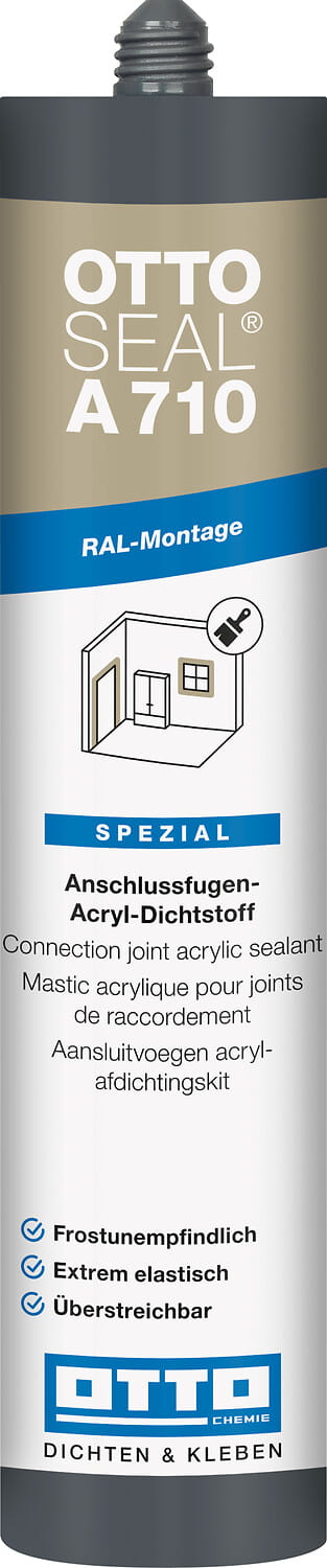 OTTOSEAL® A 710 - Der Acryl-Dichtstoff für die RAL-Montage innen OTTOSEAL® A 710 - Der Acryl-Dichtstoff für die RAL-Montage innen