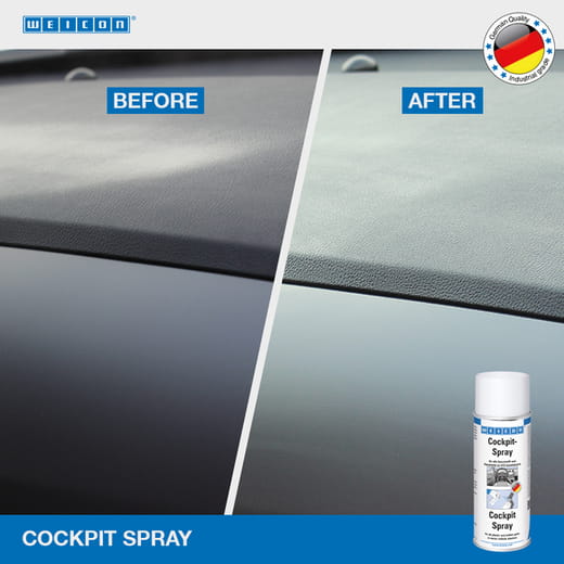 WEICON Cockpit-Spray – Anwendung