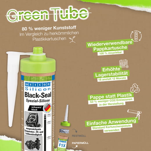 WEICON Black-Seal Spezialsilikon – Anwendung