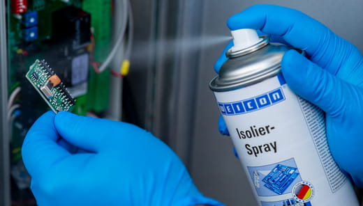 WEICON Isolier-Spray – Anwendung