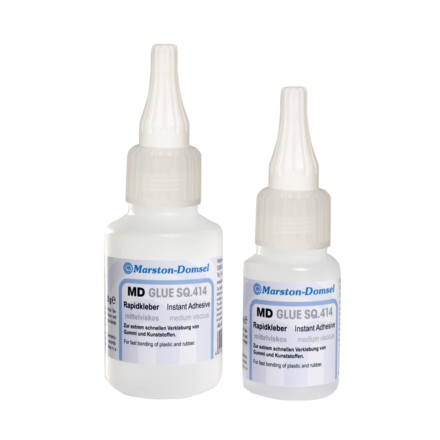 MD-GLUE SQ.414 - Cyanacrylat-Sekundenkleber - für Kunststoff & Gummi, schnell