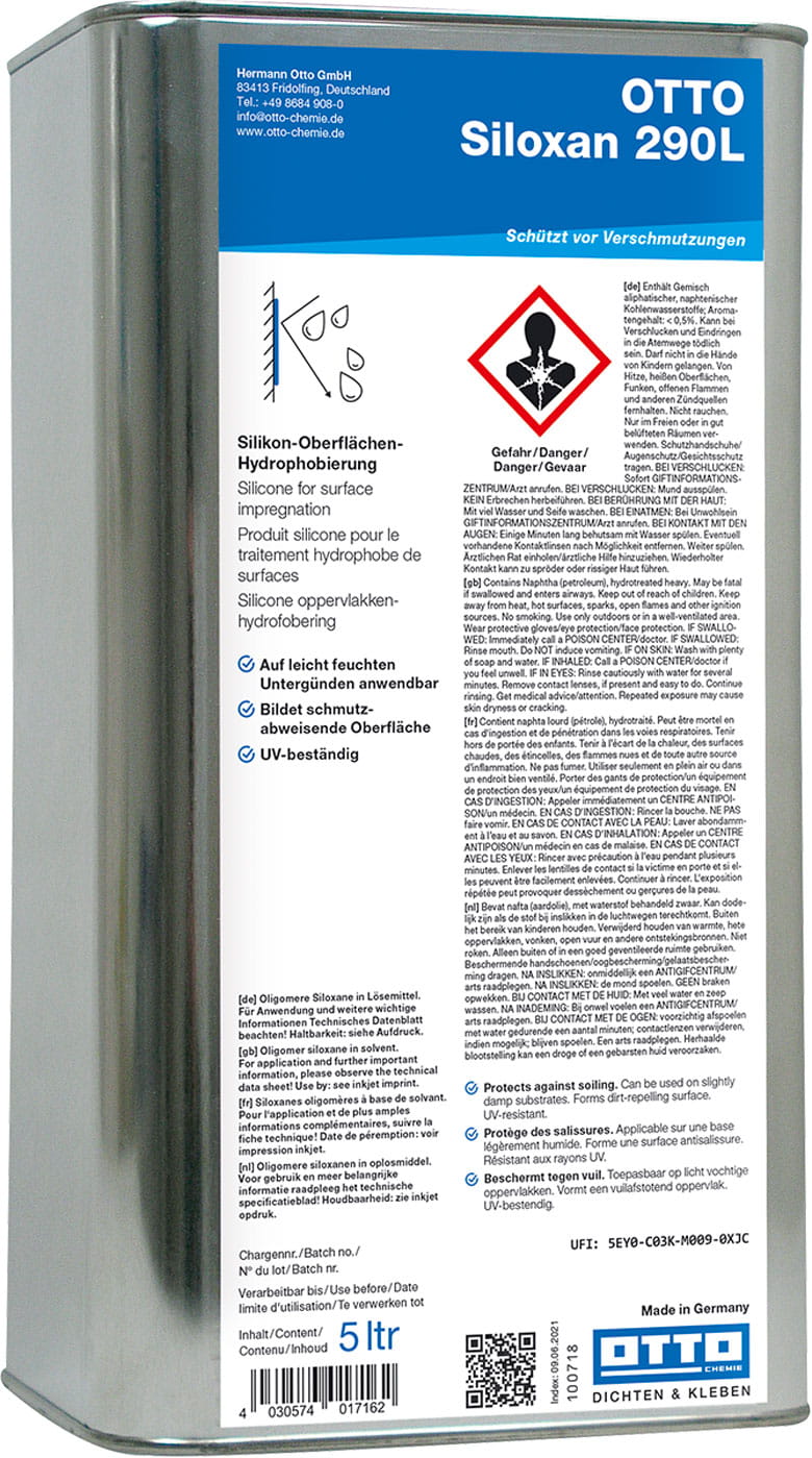 OTTO Siloxan 290L - Die Silikon-Oberflächen-Hydrophobierung