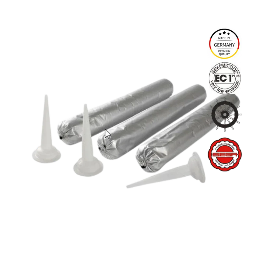 MD MS Polymer Grau - Profi-Montagekleber - extra starke Haftung & dauerelastisch - 600ml Folienbeutel MD MS Polymer Grau - Profi-Montagekleber - extra starke Haftung & dauerelastisch - 600ml Folienbeutel