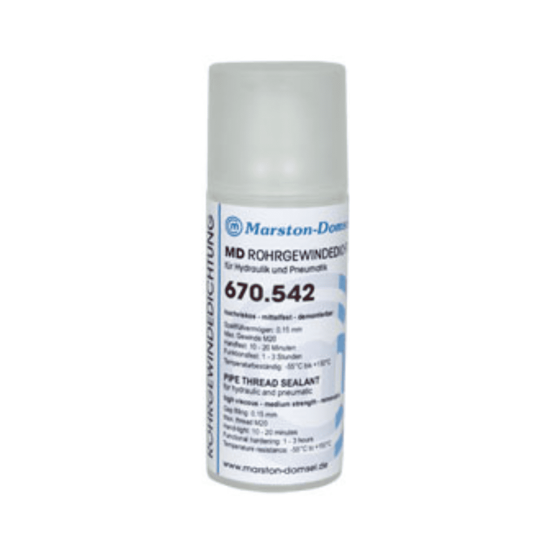 MD Gewindedichtung 670.542 - anaerobe Rohrgewindedichtung - mittelfest, niedrigviskos, schnellhärtend - 15g Pumpdosierer