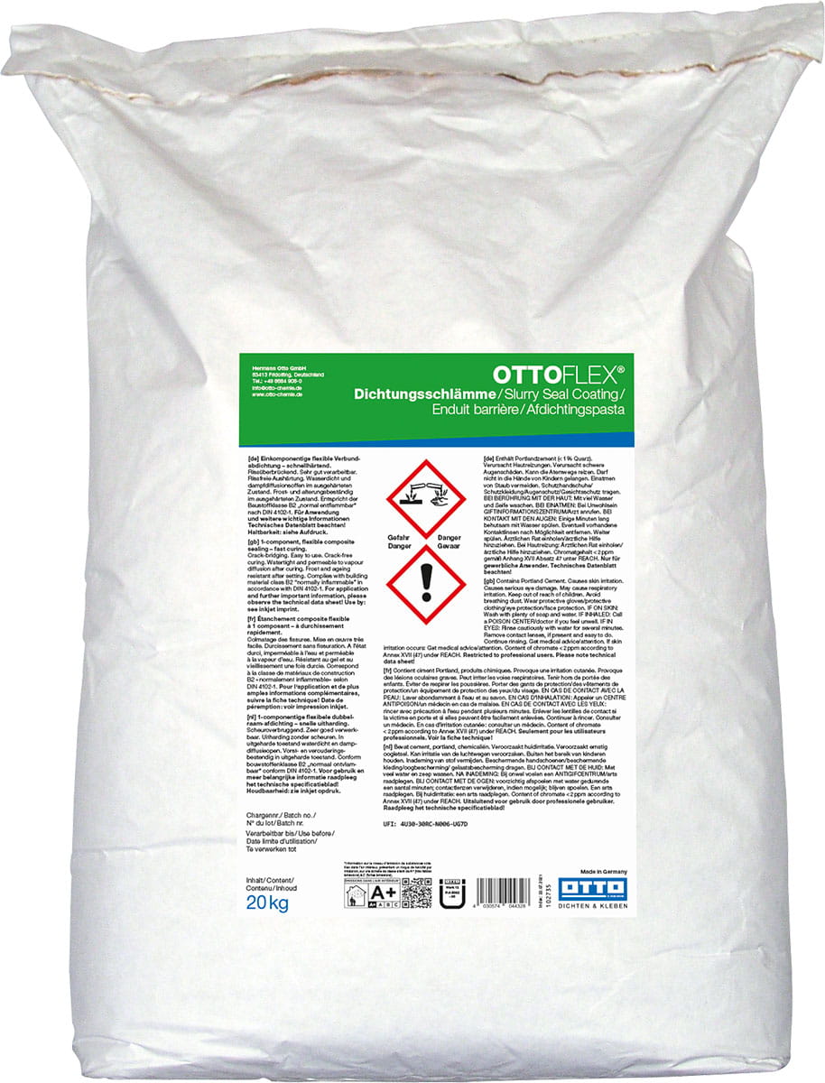 OTTOFLEX® Dichtungsschlämme - Die hoch beanspruchbare Verbundabdichtung