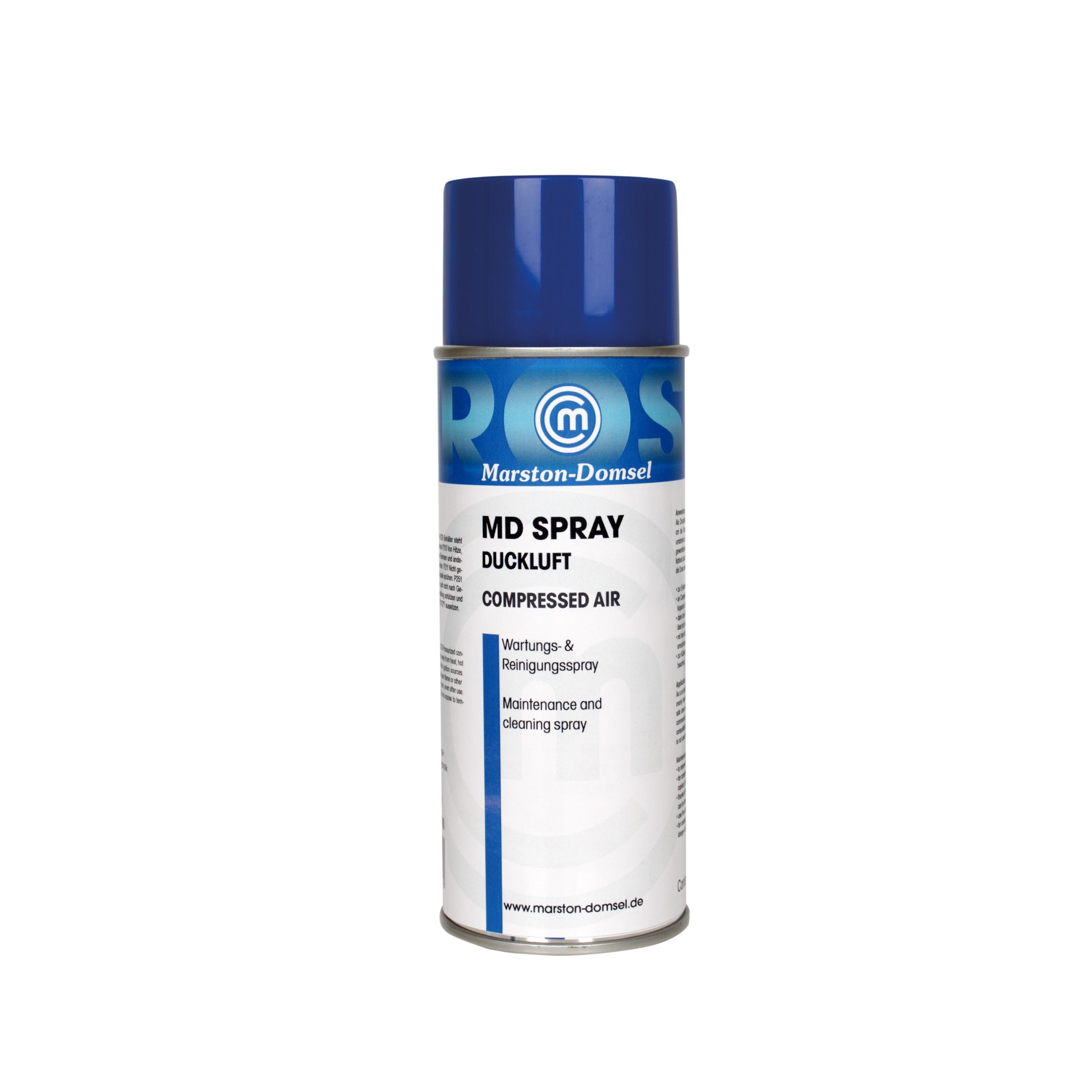MD Druckluftspray – Druckluft zum Ausblasen: entfernt Staub & Schmutz aus Tastaturen, Elektronik & schwer zugänglichen Stellen