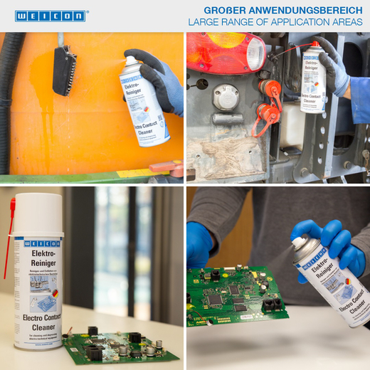 WEICON Elektroreiniger – Anwendung WEICON Elektroreiniger – Anwendung