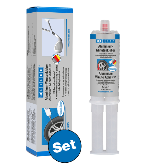 WEICON Aluminium-Minutenkleber – Produktgruppe