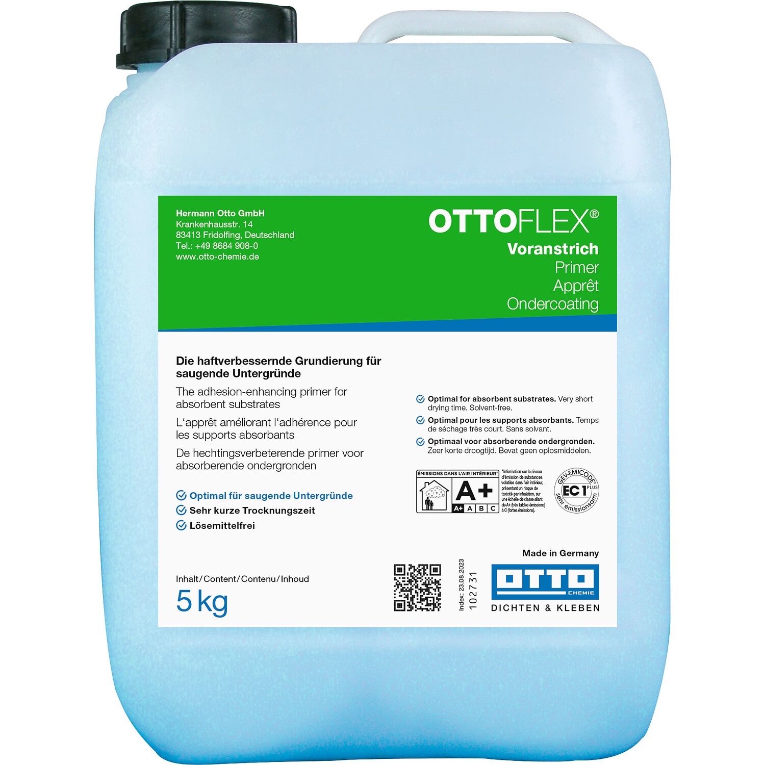 OTTOFLEX® Voranstrich - Die haftverbessernde Grundierung für saugende Untergründe