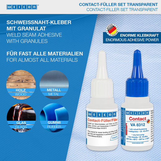 WEICON Contact-Füller Set – Anwendung