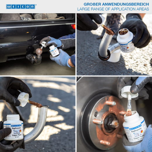 WEICON Kupferpaste – Anwendung WEICON Kupferpaste – Anwendung