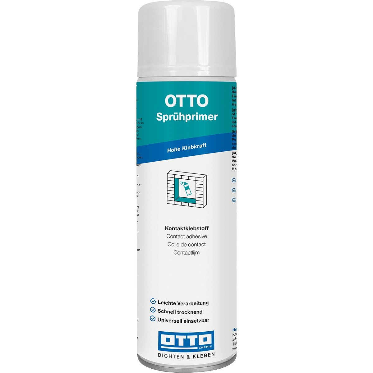 OTTO Sprühprimer - Der Kontaktklebstoff für die Montage der Bauanschlussbänder OTTO Sprühprimer - Der Kontaktklebstoff für die Montage der Bauanschlussbänder