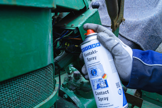 WEICON Kontakt-Spray – Anwendung