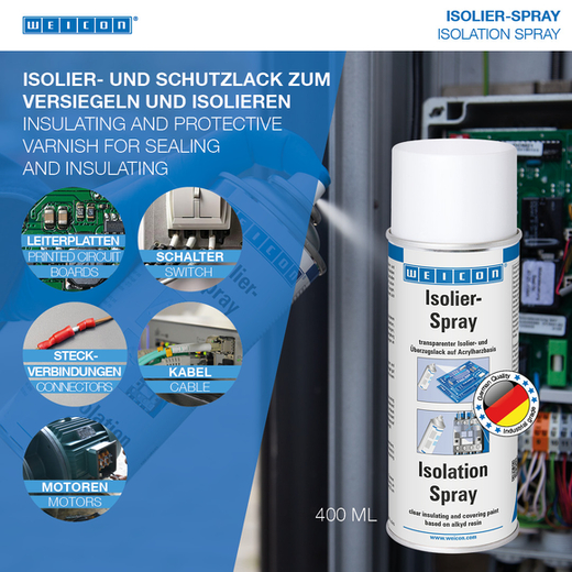 WEICON Isolier-Spray – Anwendung
