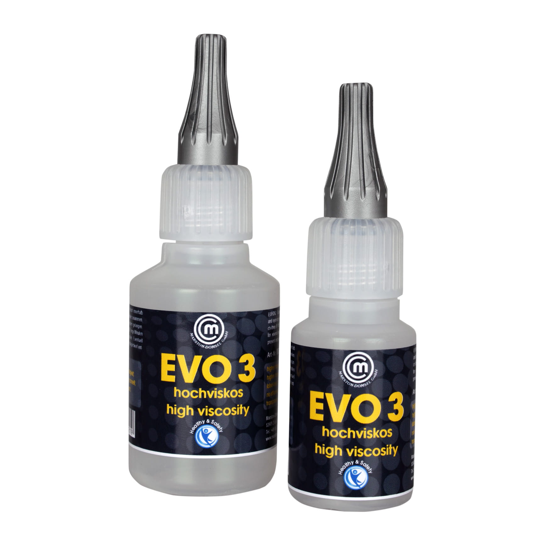 MD-GLUE Evolution 3 - Cyanacrylat-Sekundenkleber - hochviskos, für poröse Materialien (NSF)