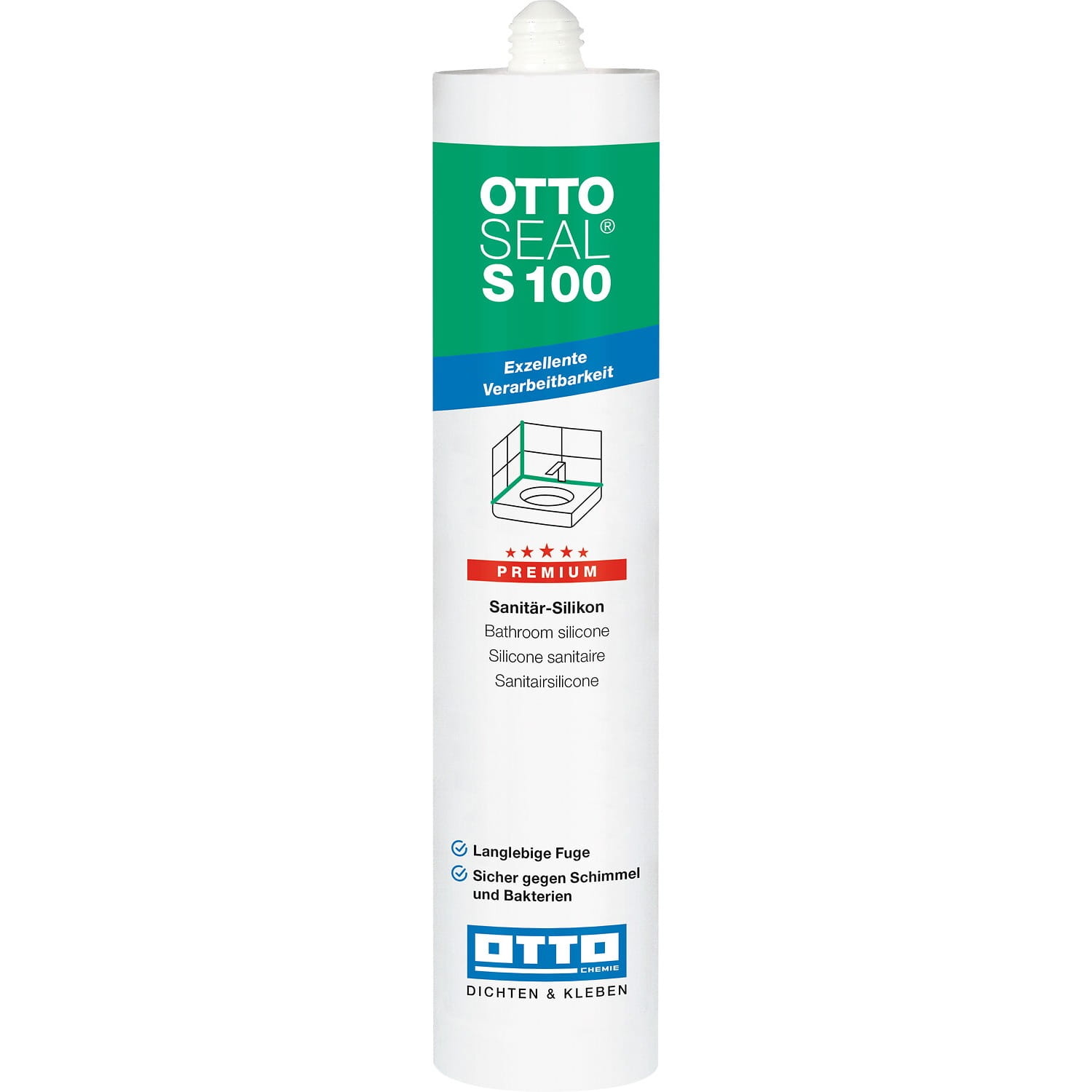OTTOSEAL® S 100 - Das Premium-Sanitär-Silikon OTTOSEAL® S 100 - Das Premium-Sanitär-Silikon