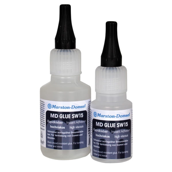 MD-GLUE SW15 - Cyanacrylat-Sekundenkleber - schwarz, hochviskos, schlagfest