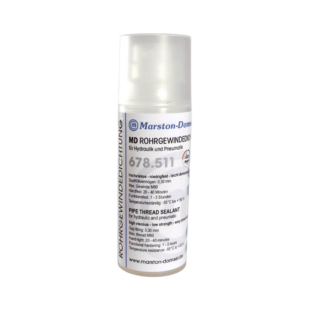 MD Gewindedichtung 678.511 - anaerobe Rohrgewindedichtung - niedrigfest, hochviskos, vibrationsbeständig - 50g Pumpdosierer MD Gewindedichtung 678.511 - anaerobe Rohrgewindedichtung - niedrigfest, hochviskos, vibrationsbeständig - 50g Pumpdosierer