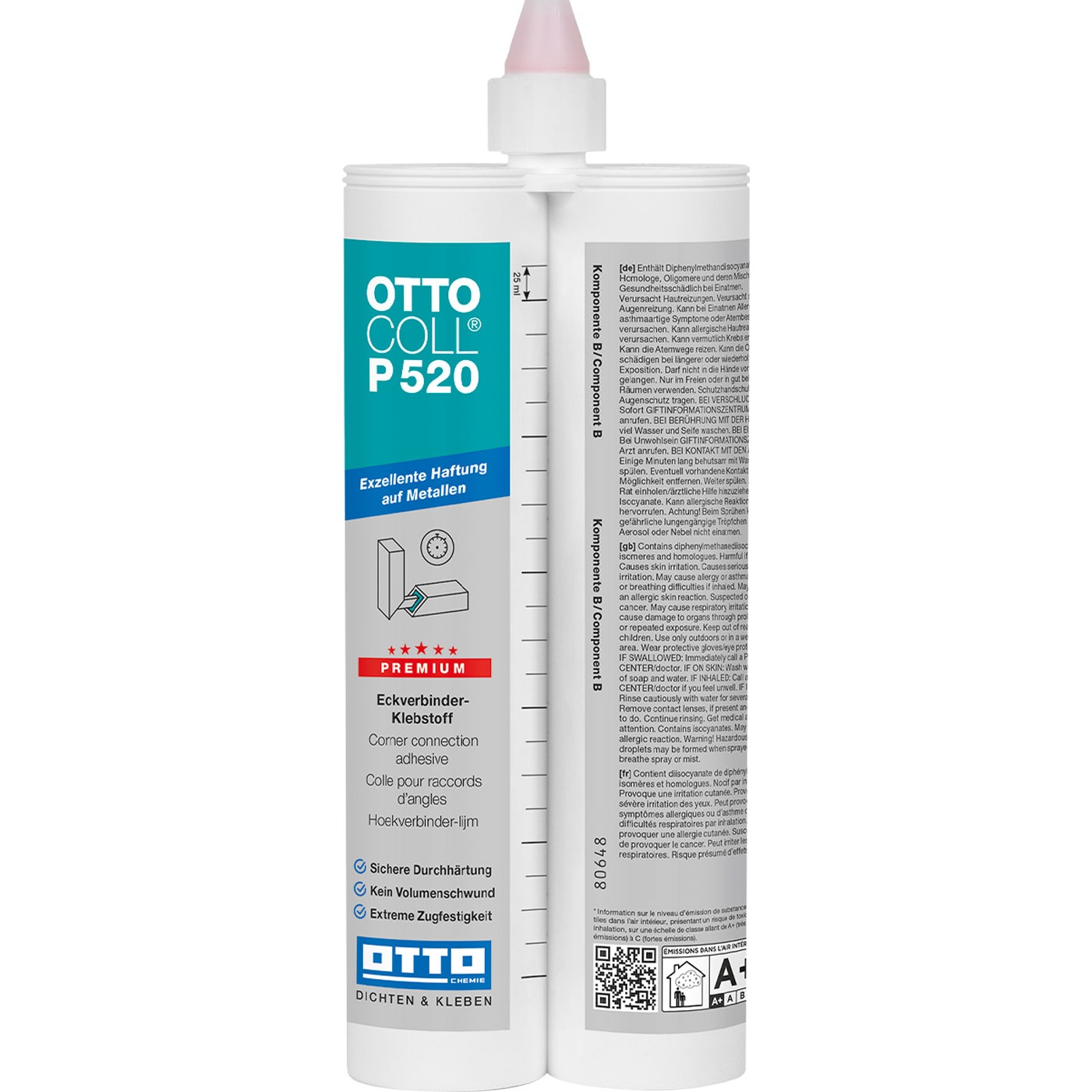 OTTOCOLL® P 520 - Der Premium-Eckverbinder-Klebstoff OTTOCOLL® P 520 - Der Premium-Eckverbinder-Klebstoff