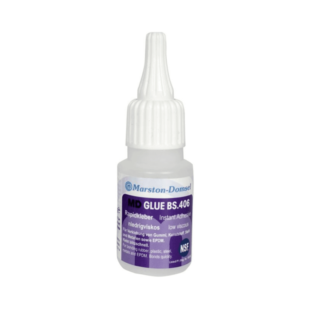 MD-GLUE BS.406 - Cyanacrylat-Sekundenkleber - schnell, universell - 10g Flasche