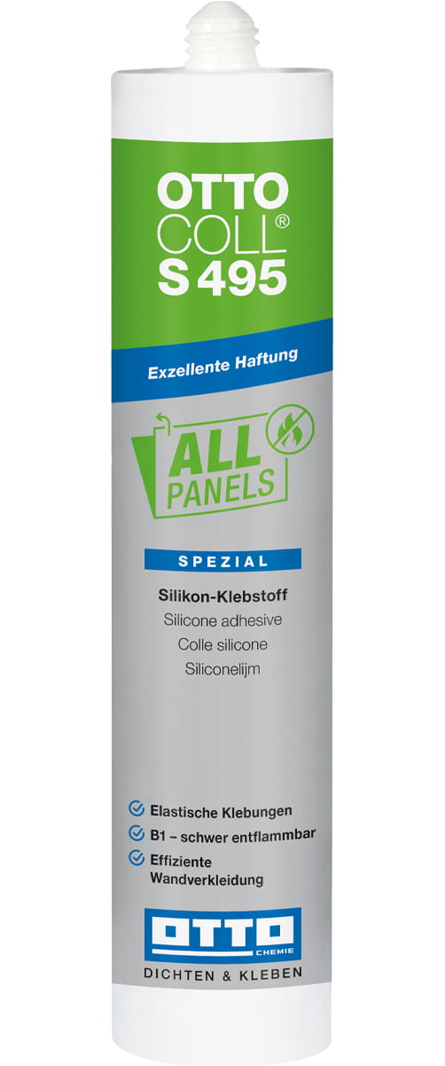 OTTOCOLL® S 495 - Der Silikon-Klebstoff für Paneele