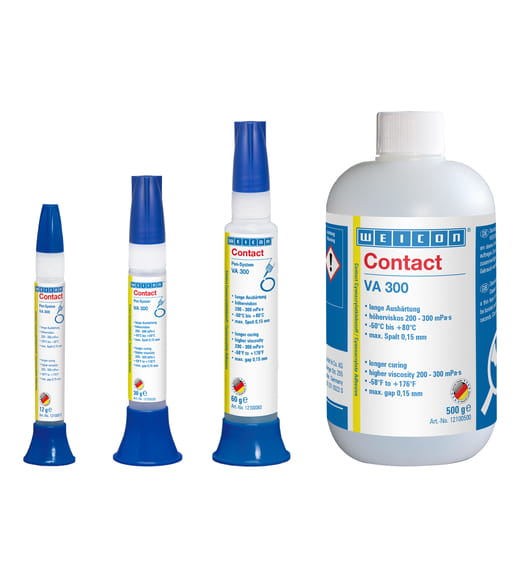 WEICON VA 300 Cyanacrylat-Klebstoff – Produktgruppe WEICON VA 300 Cyanacrylat-Klebstoff – Produktgruppe