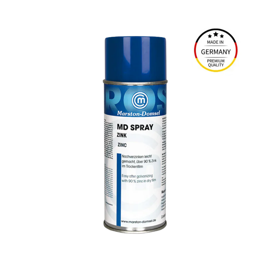 MD Zink-Spray - Zink-Spray / Kaltgalvanisierung - >90 % Reinstzink, punktschweißfähig & bis +500 °C - 400 ml Spraydose MD Zink-Spray - Zink-Spray / Kaltgalvanisierung - >90 % Reinstzink, punktschweißfähig & bis +500 °C - 400 ml Spraydose