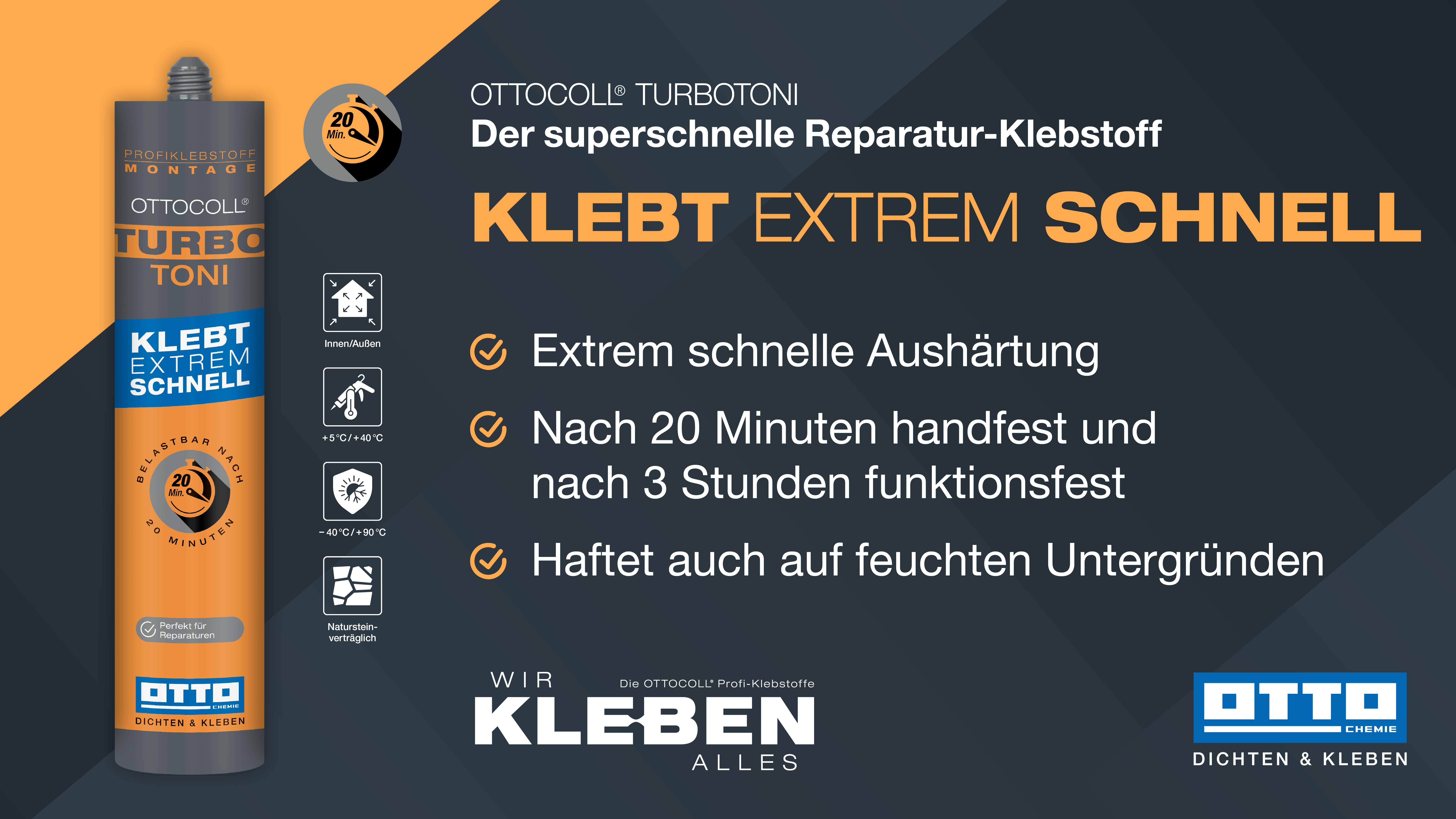 OTTOCOLL TURBOTONI C01 WEISS 290ML - Der superschnelle Reparatur-Klebstoff OTTOCOLL TURBOTONI C01 WEISS 290ML - Der superschnelle Reparatur-Klebstoff