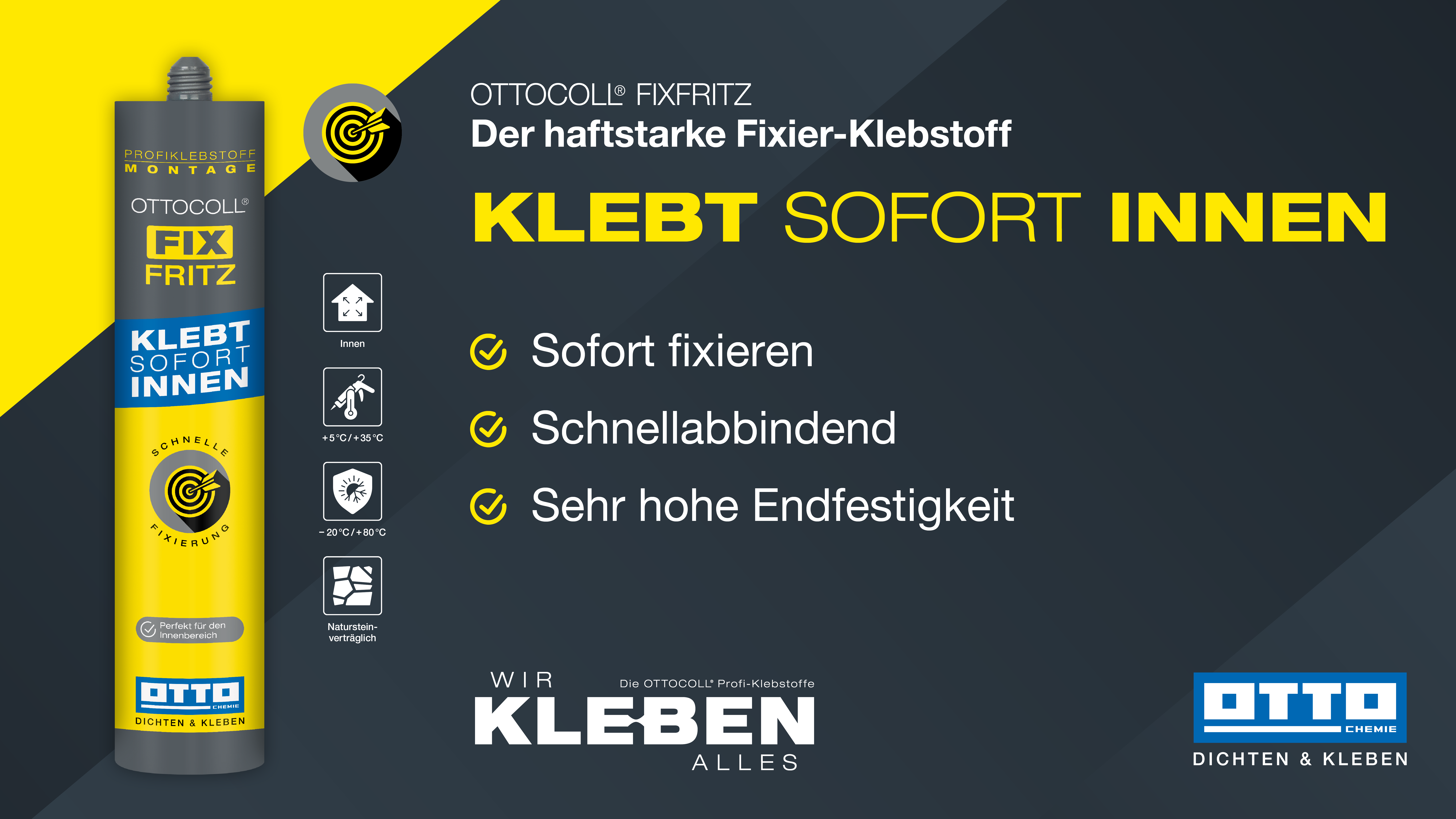 OTTOCOLL FIXFRITZ 310 ml - Der haftstarke Fixier-Klebstoff