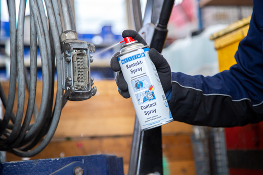 WEICON Kontakt-Spray – Anwendung