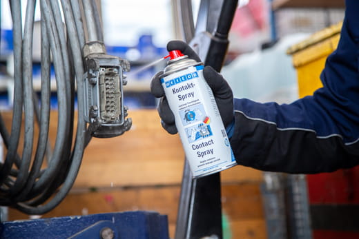 WEICON Kontakt-Spray – Anwendung WEICON Kontakt-Spray – Anwendung