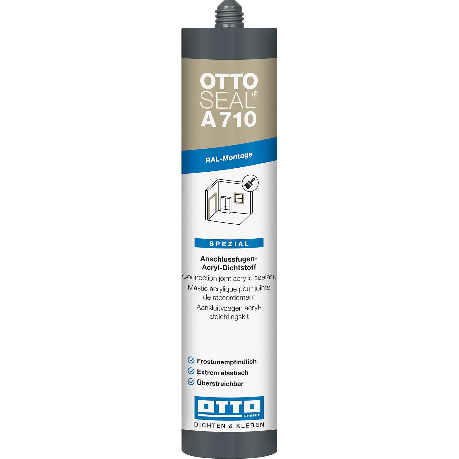 OTTOSEAL® A 710 - Der Acryl-Dichtstoff für die RAL-Montage innen OTTOSEAL® A 710 - Der Acryl-Dichtstoff für die RAL-Montage innen