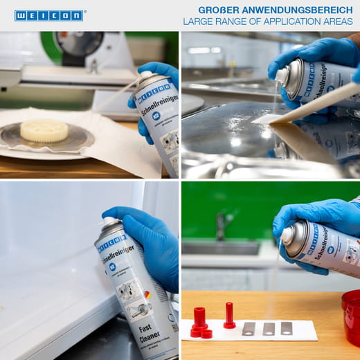 WEICON Schnellreiniger – Anwendung WEICON Schnellreiniger – Anwendung