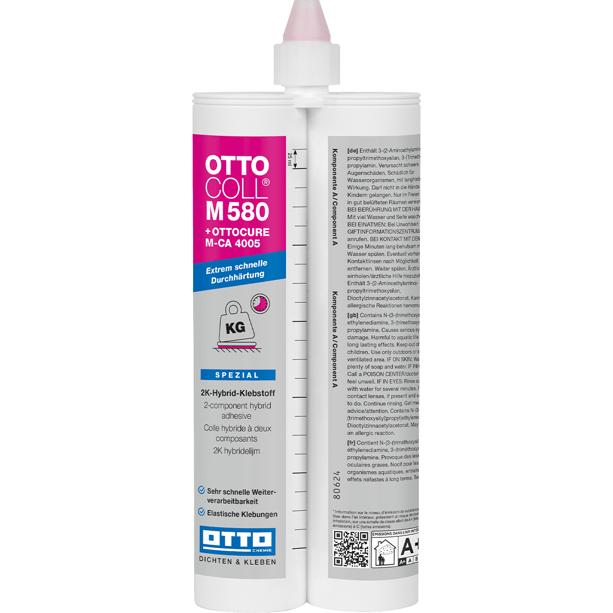 OTTOCOLL® M 580 - Der extrem schnelle 2K-Hybrid-Klebstoff