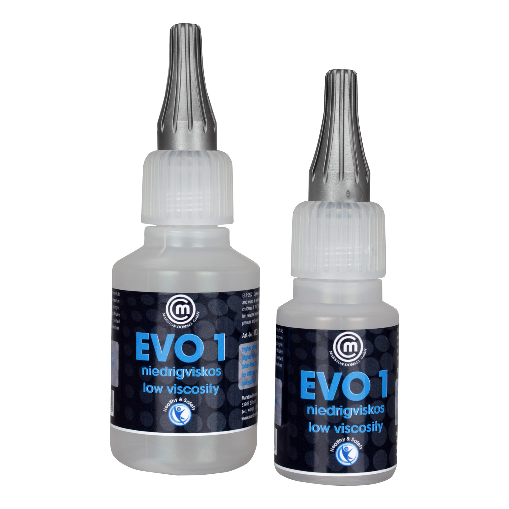 MD-GLUE Evolution 1 - Cyanacrylat-Sekundenkleber - niedrigviskos, gefahrstoffreduziert (NSF)