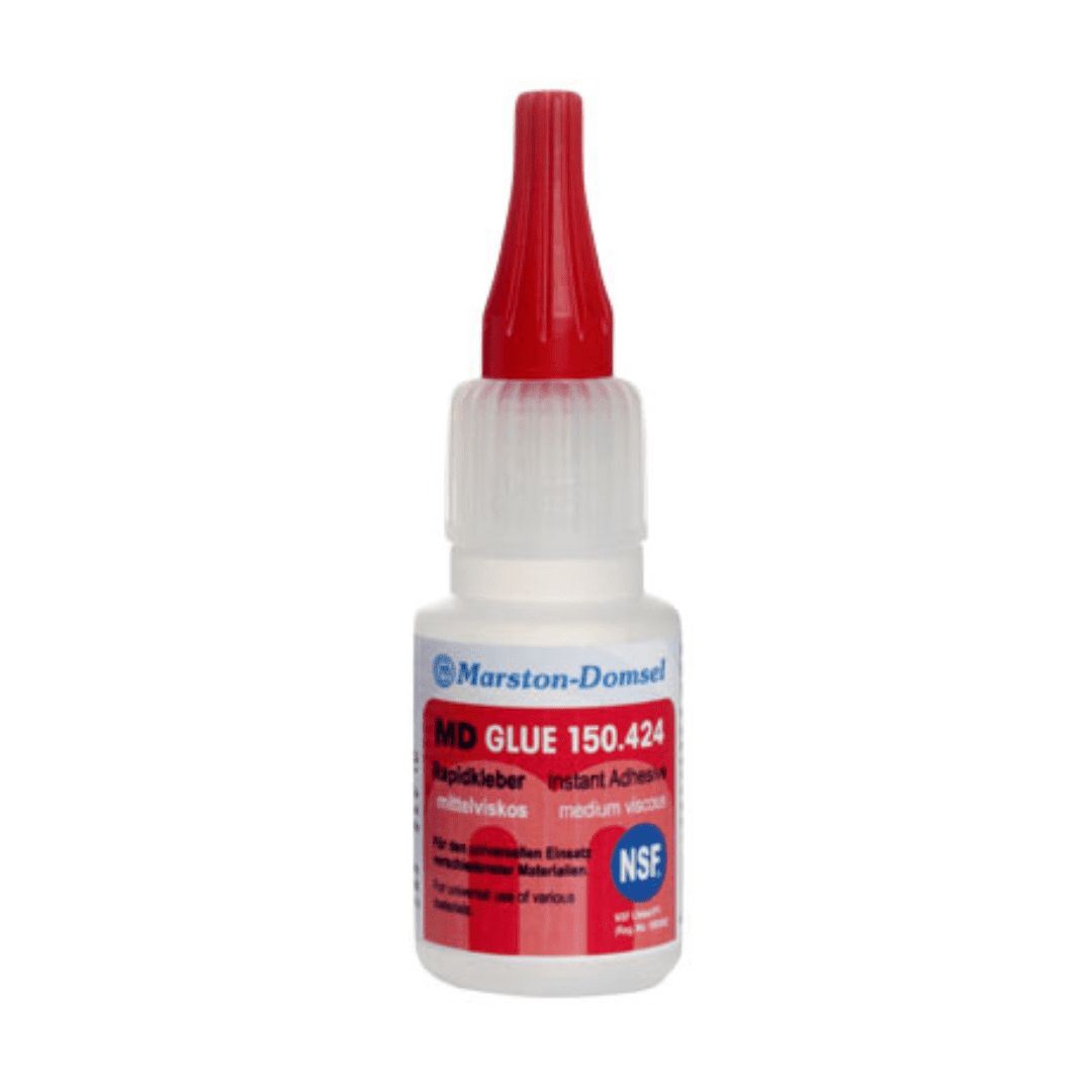 MD-GLUE 150 - Cyanacrylat-Sekundenkleber - universell, punktgenau dosierbar - 10g Flasche