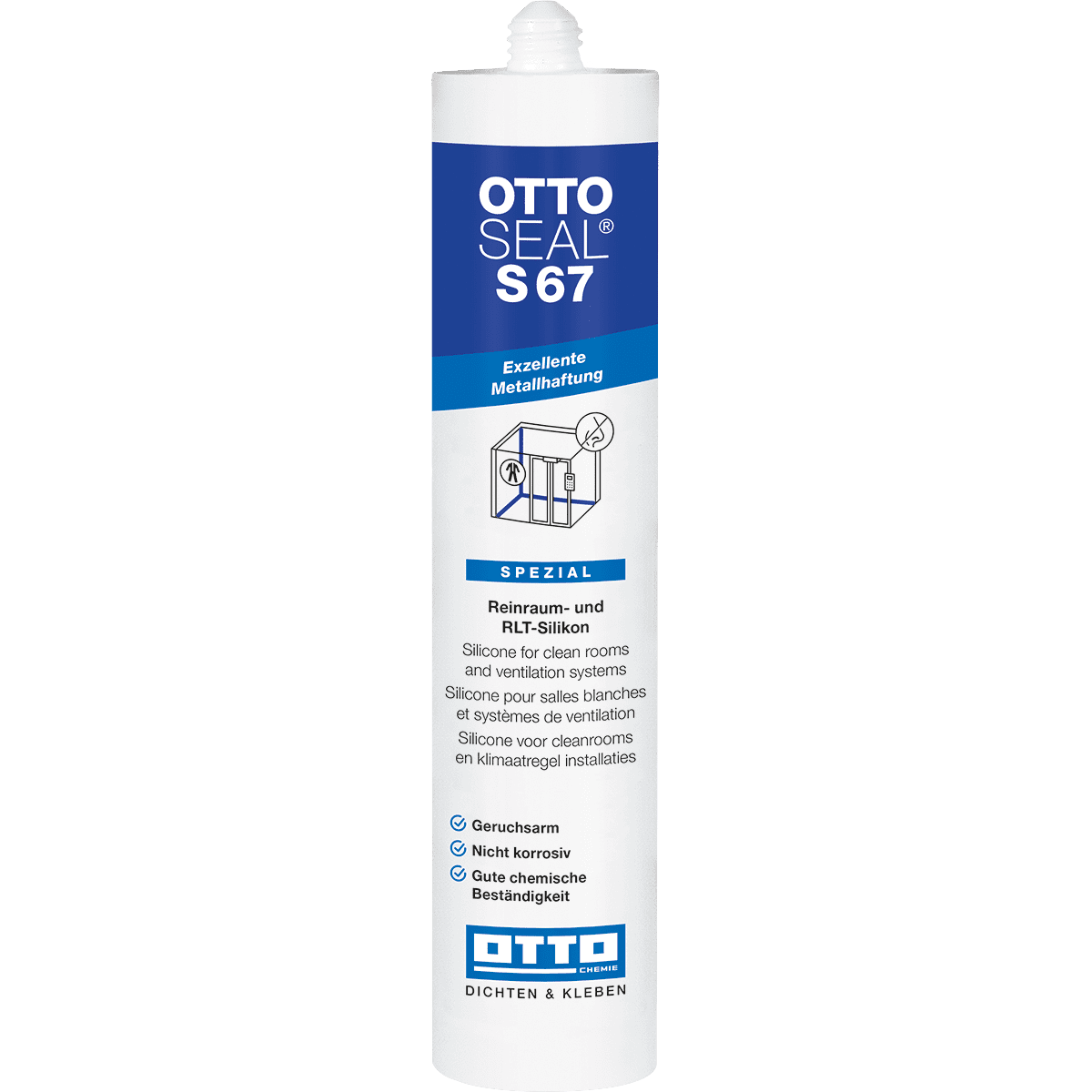 OTTOSEAL® S 67 - Das geruchsarme Reinraum- und RLT-Silikon OTTOSEAL® S 67 - Das geruchsarme Reinraum- und RLT-Silikon