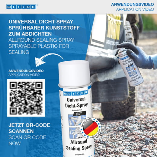 WEICON Universal Dicht-Spray – Anwendung