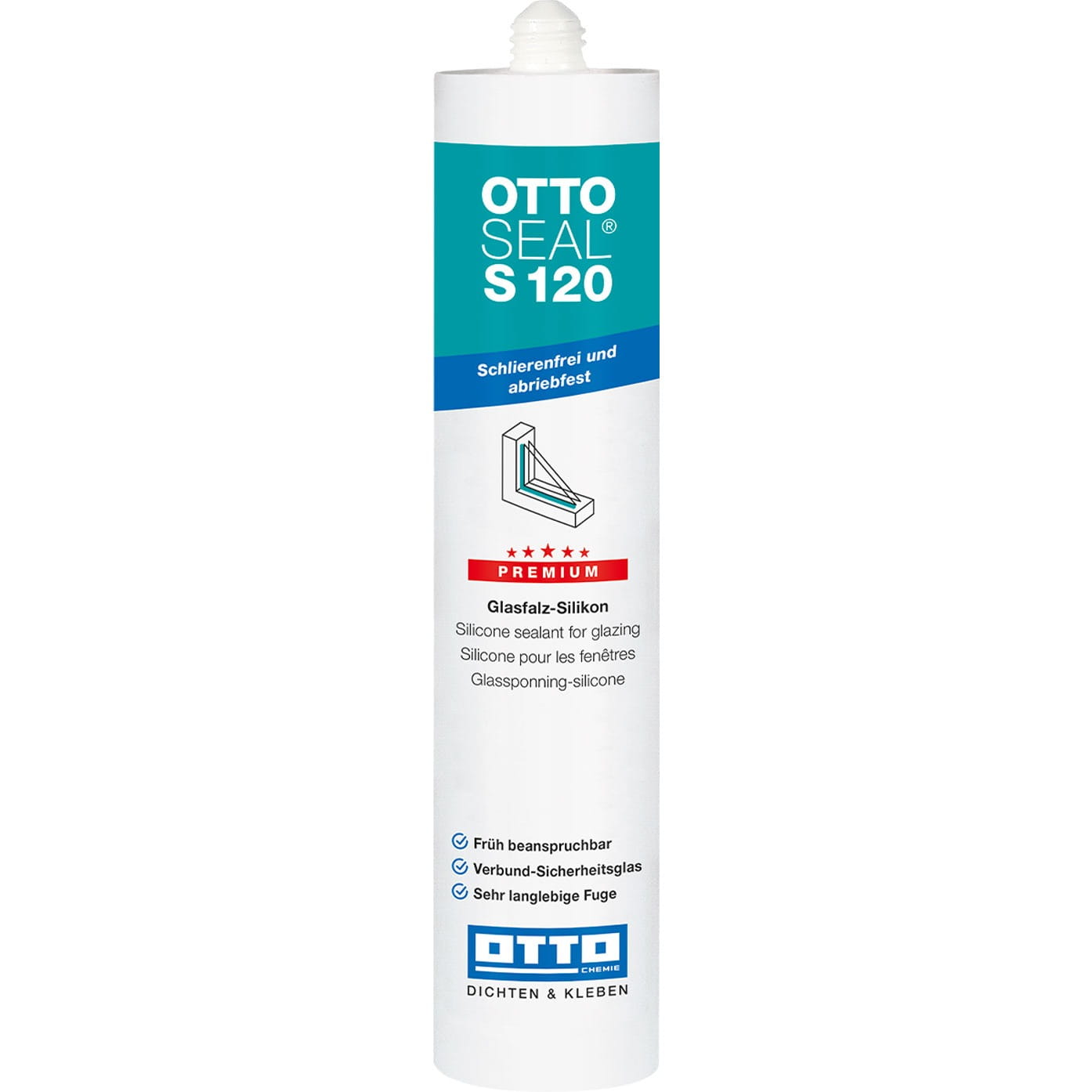 OTTOSEAL® S 120 - Das Premium-Glasfalz-Silikon