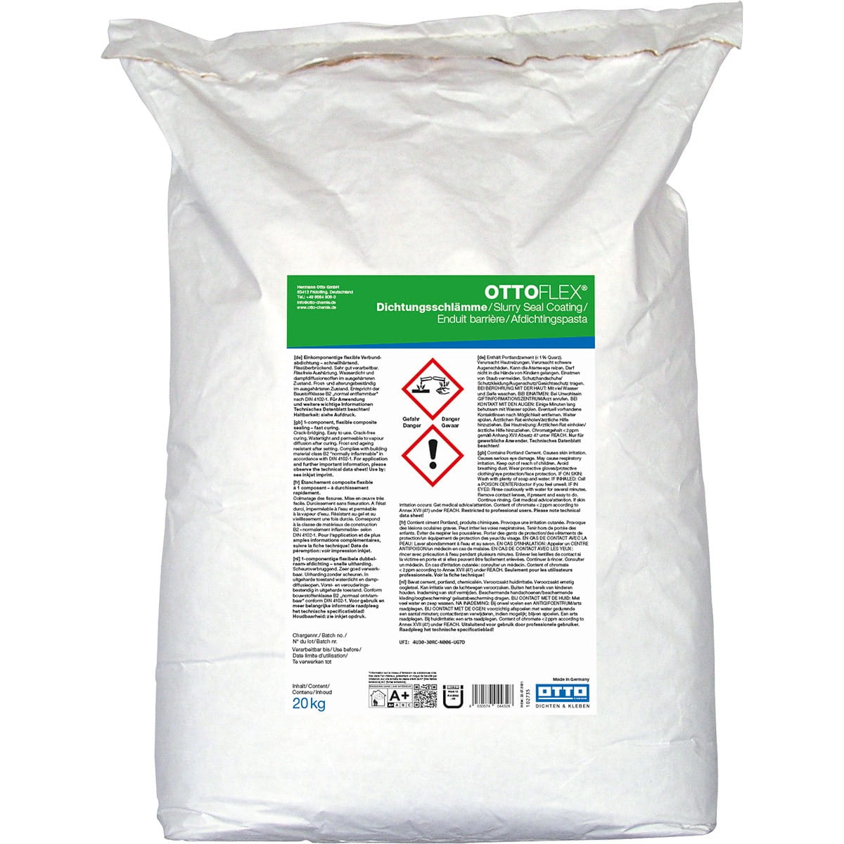OTTOFLEX® Dichtungsschlämme - Die hoch beanspruchbare Verbundabdichtung