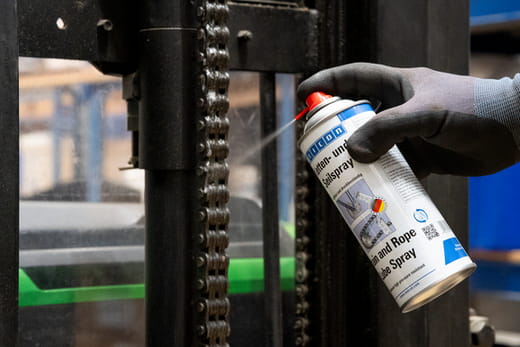 WEICON Ketten- und Seilspray – Anwendung WEICON Ketten- und Seilspray – Anwendung