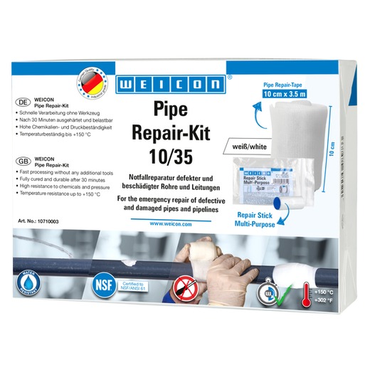 WEICON Pipe Repair-Kit – Produktbild