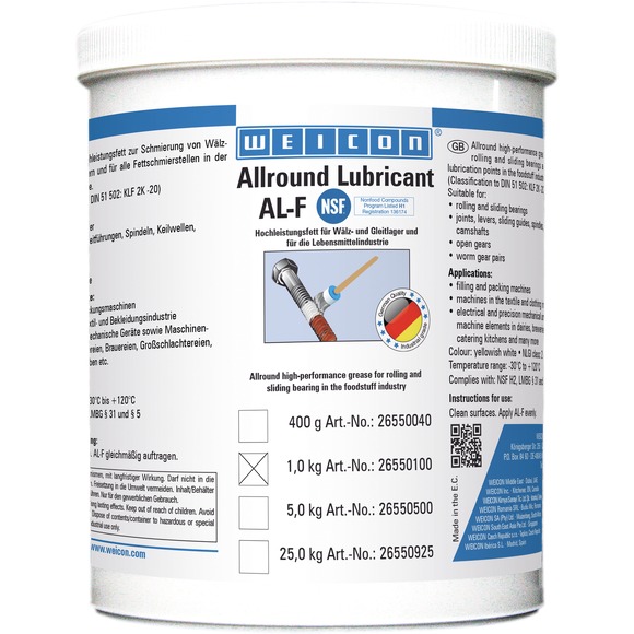 WEICON AL-F Hochleistungsfett – Produktbild
