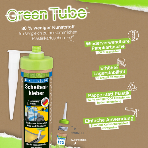 WEICON Scheibenkleber – Anwendung WEICON Scheibenkleber – Anwendung