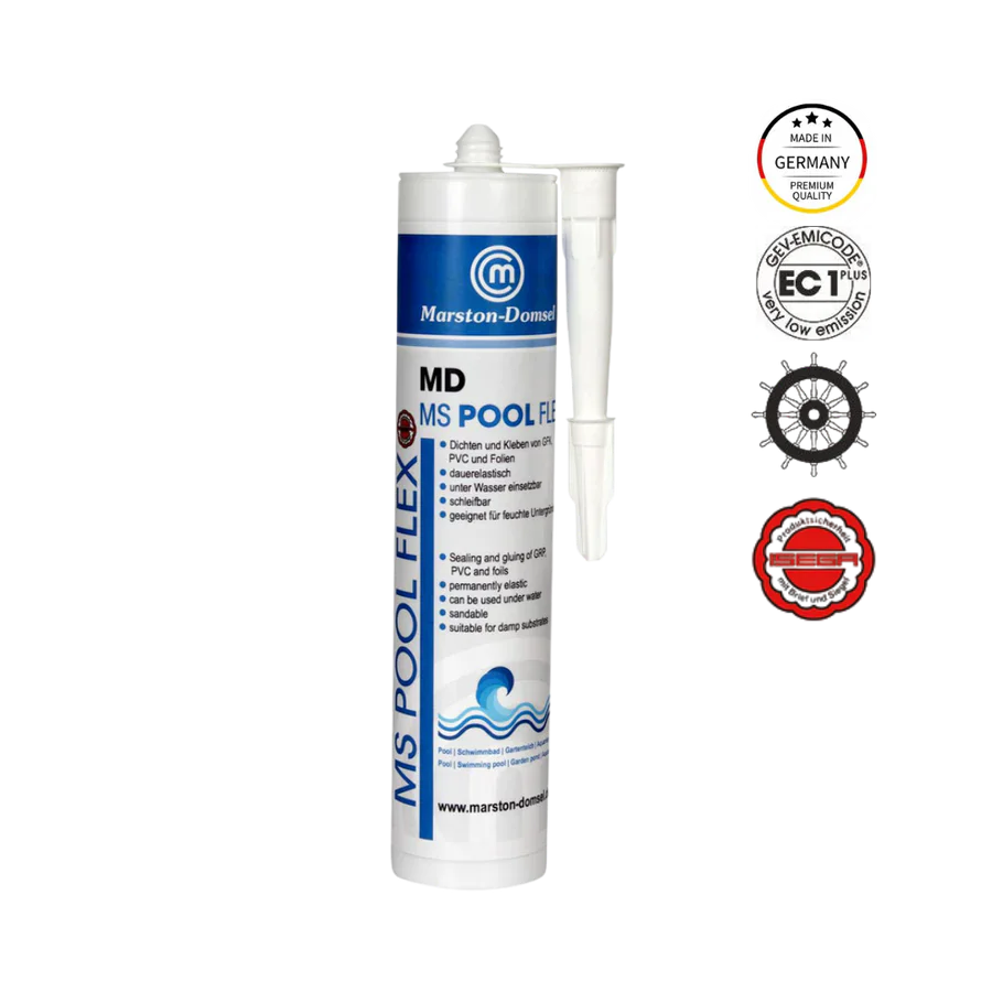 MD MS Polymer Blau - Poolflex- Profi-Montagekleber - extra starke Haftung & dauerelastisch - 440 g Kartusche MD MS Polymer Blau - Poolflex- Profi-Montagekleber - extra starke Haftung & dauerelastisch - 440 g Kartusche