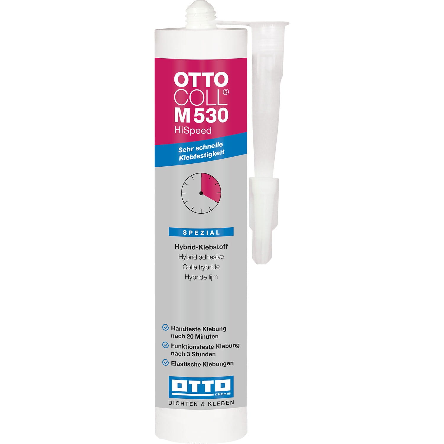 OTTOCOLL® M 530 HiSpeed - Der Hybrid-Klebstoff mit sehr schneller Klebfestigkeit
