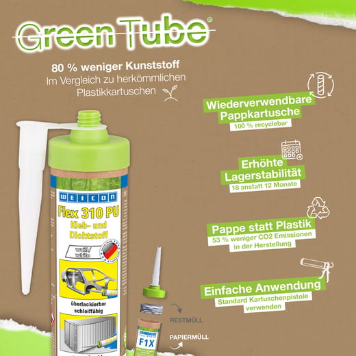 WEICON Flex 310 M® Edelstahl – Anwendung WEICON Flex 310 M® Edelstahl – Anwendung