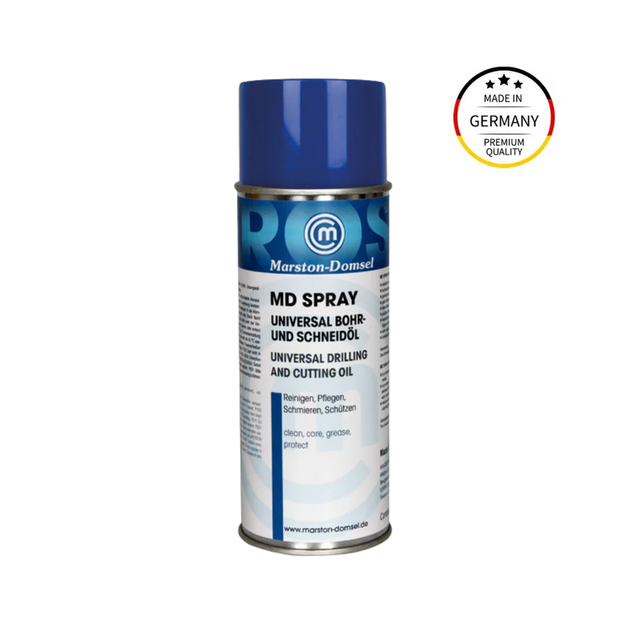 MD Universal Bohr- & Schneidöl - Kühlschmierstoff / Schneidöl - für Zerspanung von Edelstahl & Aluminium, Werkzeugschutz - 400 ml Spraydose